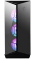 MSI skříň MPG GUNGNIR 110R/ bez zdroje/ levé temperované sklo/ 4x 120 mm ARGB fan/ 1x USB-C/ 2x USB 3.0/ černá
