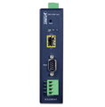PLANET priemyselný konvertor RS-232/422/485 na IP, 1x COM, 1x 100Base-FX / SFP, 9-48VDC, -40 ~ + 75 ° C, IP30, SNMP + Telnet
