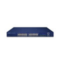 PLANET L2 / L3 switch, 24x 1GE, 4x 10G SFP +, stohovanie