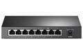 TP-Link TL-SF1008LP / 8-portový PoE switch / 4x PoE