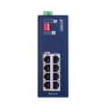 Planet IPOE-470 PoE priemyselný injektor, 8x 1Gb, 4x 802.3bt 95 / 240W, DIN, IP30, -40 ~ 75 ° C, 48-54VDC