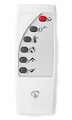 NEDIS Wi-Fi chytré konvekčné výhrevné teleso / termostat / sklenený predný panel / IP24 / výkon 2000 W / biele