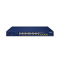PLANET GS-4210-24T4S switch L2 / L4 spravovateľný, 24x 1GE, 4x 1G SFP, fanless