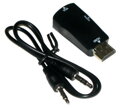 XtendLan Adaptér HDMI (M) na  VGA (F), do 1080p