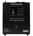 MHPower záložný zdroj MSKD-1800-24, UPS, 1800W, čistý sinus, 24V, solárny regulátor MPPT