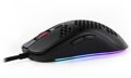 AROZZI herná myš FAVO Ultra Light Black/ drôtová/ 16.000 dpi/ USB/ 7 tlačídiel/ RGB/ čierná