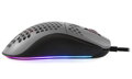 AROZZI herná myš FAVO Ultra Light Black-Grey/ drôtová/ 16.000 dpi/ USB/ 7 tlačídiel/ RGB/ čiernošedá