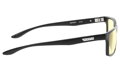 GUNNAR Kancelárske dioptrické okuliare VERTEX READER / obrúčky vo farbe ONYX / jantárové sklá / dioptrie +3,0