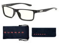 GUNNAR Kancelárske dioptrické okuliare VERTEX READER / obrúčky vo farbe ONYX / číre sklá / dioptrie +1,0