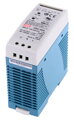 MEANWELL DRC-60A  Zdroj 12-15V/2,8A, výstup na baterii 1,5A, DIN