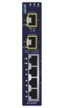 PLANET IGS-620TF Priemyselný Switch 4x 10/100 / 1000T, 2x 100 / 1000X SFP, -40 ~ + 75 ° C