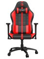 SPC Gear SR400 RD herní židle imitace kůže černočervená