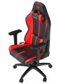 SPC Gear SR400 RD herní židle imitace kůže černočervená