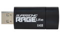 PATRIOT Supersonic Rage Lite 64GB / USB 3.2 Gen 1 / černá