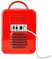 NEDIS přenosná mini lednička/ objem 4 litry/ rozsah chlazení 8 - 18 °C/ AC 100 - 240 V / 12 V/ spotřeba 50 W/ červená
