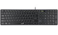 GENIUS Slimstar C126/ Drôtový set/ USB/ čierná/ CZ+SK layout