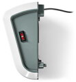 NEDIS koupelnový ohřívač/ spotřeba 2000 W/ nastavitelný termostat/ 2 tepelné režimy/ IP22/ dálkové ovládání/ bílý