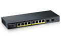 Zyxel GS1900-10HP v2 10-port Desktop Gigabit Web Smart switch: 8x Gigabit metal + 2x SFP, IPv6, 802.3az (Green), PoE