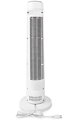 NEDIS stĺpový ventilátor/ výška: 76 cm/ výkon 50 W/ 3 rýchlosti/ dialkové ovládanie/ bielo-čierný