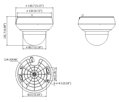 HiLook PTZ kamera PTZ-N2404I-DE3(F)/ rozlišenie 4Mpix/ objektiv 4x/ H.265+/ krytie IP66+IK10/ IR až 20m