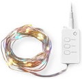NEDIS Wi-Fi chytrý LED řetěz/ 5W/ 5VDC/ IP44/ 400lm/ RGB/ USB/ Nedis® SmartLife/ 5m