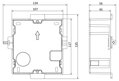 Hikvision DS-KD-ACF1/S - rámeček interkomu pro zápustnou montáž; nerez