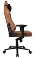 AROZZI Herná stolička PRIMO Full Premium Leather Brown/ 100% prírodná talianská koža/ hneda