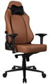 AROZZI Herná stolička PRIMO Full Premium Leather Brown/ 100% prírodná talianská koža/ hneda