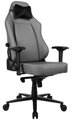 AROZZI Herná stolička PRIMO Full Premium Leather Anthracite/ 100% prírodná talianská koža/ svetlo šeda