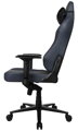 AROZZI Herná stolička PRIMO Full Premium Leather Ocean/ 100% prírodna talianská koža/ tmavo šedomodra