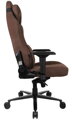 AROZZI herní židle VERNAZZA SUPERSOFT Fabric Brown/ hnědá