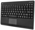 Adesso WKB-4110UB/ bezdrôtová klávesnica 2,4GHz/ mini/ touchpad/ USB/ čierná/ US layout