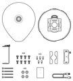 Ubiquiti AirFiber 60 XR - 60 GHz rádio (57-71GHz), PtP, 47 dBi, SFP+ port, 5 GHz záloha, 2.7 Gbps propustnost