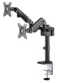 Neomounts  DS70-750BL2 / Desk Pole Mount (clamp/grommet)  / Black