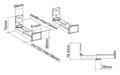 Neomounts  AWL29-550BL1 / Soundbar Wall Mount / Black