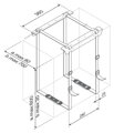 Neomounts  CPU-D025BLACK / CPU Holder (height PC: 3-60 cm / width PC: 8-70 cm) / Black
