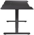 Endorfy herní stůl Atlas L / 150cm x 78cm / nosnost 80 kg / prostor na kabeláž / černý