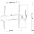Neomounts  FPMA-W300BLACK / Flat Screen Wall Mount (fixed) / Black