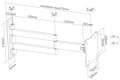 Neomounts  FPMA-W830BLACK / Flat Screen Wall Mount (3 pivots & tiltable) / Black