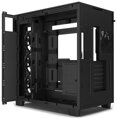 NZXT skříň H9 Flow dvoukomorová ATX / 4x120mm fan / až 10xfan / perforovaný top / proskl. bočnice, front / černá