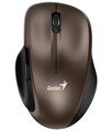 GENIUS Ergo 8200S Chocolate/ 1200 dpi/ bezdrátová/ 5tlačítek/ tichá/ BlueEye senzor/ čokoládová