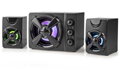 NEDIS herní reproduktory/ 2.1/ výkon 33 W/ 3,5 mm jack/ LED/ USB/ ovládání hlasitosti/ černé