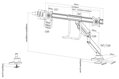 Neomounts Select  NM-D775DXSILVER / Flat Screen Desk mount (10-32