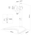 Neomounts Select  NM-D335BLACK / Flat Screen Desk mount (10-30