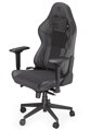 Endorfy herní židle Scrim BK / kombinace textil / kůže / černá