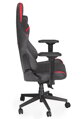 Endorfy herní židle Scrim RD / kombinace textil / kůže / černočervená