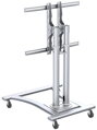 Neomounts  PLASMA-M1200 / Mobile Flat Screen Floor Stand (height: 80-120 cm) / Silver