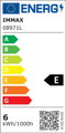 IMMAX LED stolní lampička FINCH/ Qi nabíjení/ 9W/ 12V/2A/ stmívatelná/ hnědá + zlaté prvky
