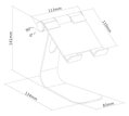 Neomounts  DS15-050SL1 / Tablet Desk Stand (suited for tablets up to 11