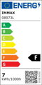 IMMAX LED stolní lampička CORELLA/ Qi nabíjení/ 7W/ 5V/2,1 A/ RGB podsvícení/ stmívatelná/ USB/ černá + stříbrné prvky